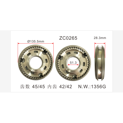 Mobil Jepang Manual Girbox Synchronizer OEM 8-97241-298-2 Untuk 4HF1 4JH1 4HG1-T NKR71 NPR66